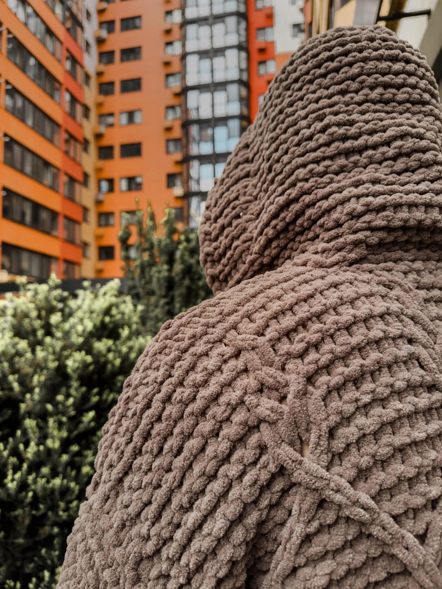 Goth Hooded Cardigan, Custom Viking Knit Sweate